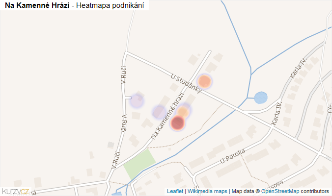 Mapa Na Kamenné Hrázi - Firmy v ulici.