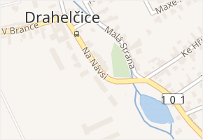Na Návsi v obci Drahelčice - mapa ulice