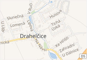 Tichá v obci Drahelčice - mapa ulice