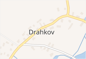Drahkov v obci Drahkov - mapa části obce