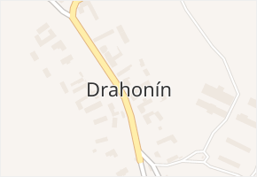 Drahonín v obci Drahonín - mapa části obce