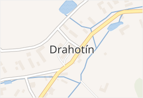 Drahotín v obci Drahotín - mapa části obce