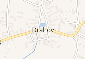 Drahov v obci Drahov - mapa části obce