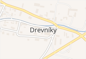 Drevníky v obci Drevníky - mapa části obce