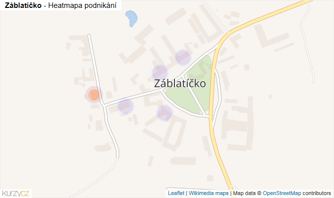 Mapa Záblatíčko - Firmy v části obce.