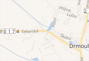 Sekerská v obci Drmoul - mapa ulice