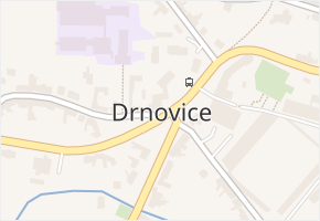 Drnovice v obci Drnovice - mapa části obce