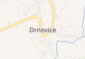 Drnovice v obci Drnovice - mapa části obce