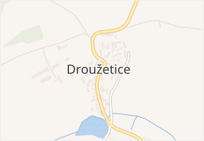 Droužetice v obci Droužetice - mapa části obce