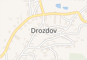Drozdov v obci Drozdov - mapa části obce