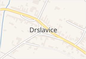 Drslavice v obci Drslavice - mapa části obce