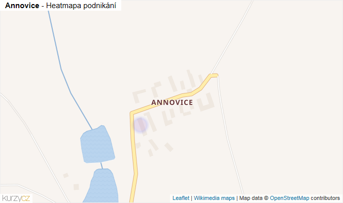 Mapa Annovice - Firmy v části obce.