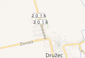 Dokeská v obci Družec - mapa ulice