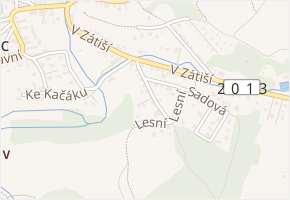 Krátká v obci Družec - mapa ulice