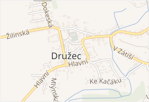 Spojovací v obci Družec - mapa ulice