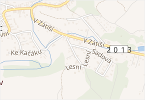 Ve Štědrém v obci Družec - mapa ulice