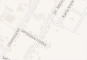 Dr. Mičoly v obci Držovice - mapa ulice