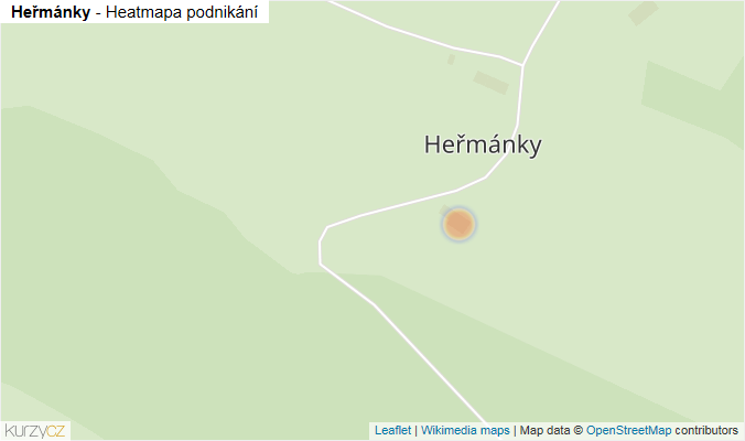 Mapa Heřmánky - Firmy v části obce.