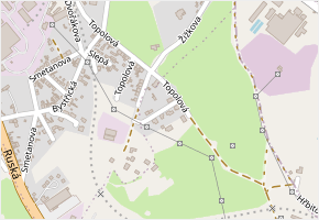Nad Papírnou v obci Dubí - mapa ulice