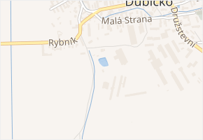 Rybník v obci Dubicko - mapa ulice