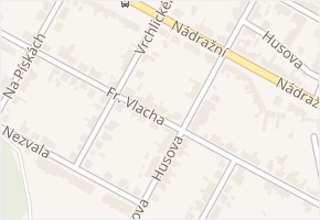 Fr. Vlacha v obci Dubňany - mapa ulice