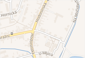 U Zdravotního střediska v obci Dubňany - mapa ulice