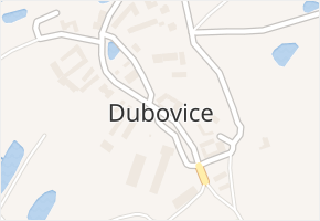 Dubovice v obci Dubovice - mapa části obce