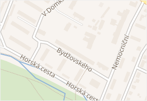 Bydžovského v obci Duchcov - mapa ulice