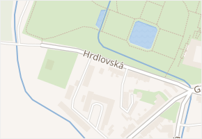 Hrdlovská v obci Duchcov - mapa ulice