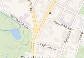 Teplická v obci Duchcov - mapa ulice