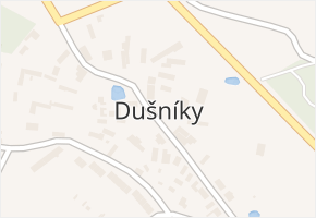 Dušníky v obci Dušníky - mapa části obce