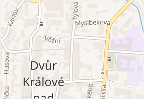 Havlíčkova v obci Dvůr Králové nad Labem - mapa ulice