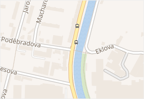 nábřeží Benešovo v obci Dvůr Králové nad Labem - mapa ulice