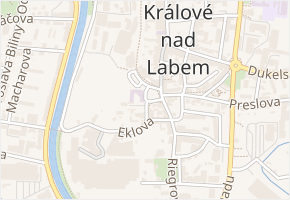 náměstí Odboje v obci Dvůr Králové nad Labem - mapa ulice