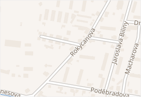 Rokycanova v obci Dvůr Králové nad Labem - mapa ulice