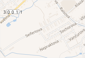 Seifertova v obci Dvůr Králové nad Labem - mapa ulice