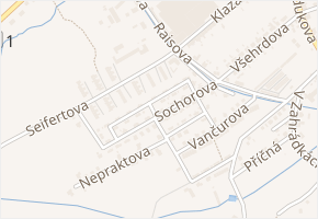 Sochorova v obci Dvůr Králové nad Labem - mapa ulice