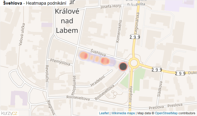 Mapa Švehlova - Firmy v ulici.