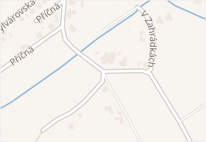 V Zahrádkách v obci Dvůr Králové nad Labem - mapa ulice