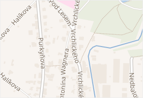 Vrchlického v obci Dvůr Králové nad Labem - mapa ulice