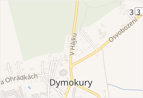 V Hájku v obci Dymokury - mapa ulice
