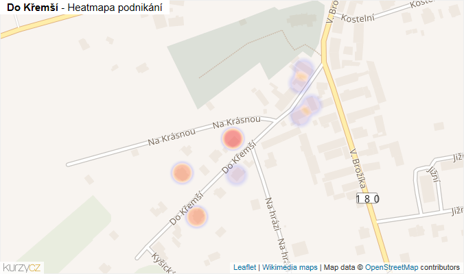 Mapa Do Křemší - Firmy v ulici.