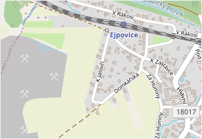 K Jalovčí v obci Ejpovice - mapa ulice