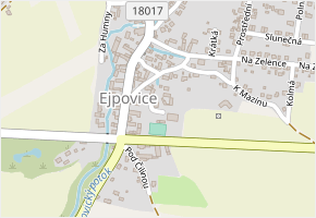Ke Hřišti v obci Ejpovice - mapa ulice