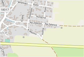 Kolmá v obci Ejpovice - mapa ulice