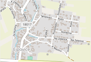 Krátká v obci Ejpovice - mapa ulice