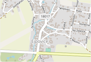 Na Palečáku v obci Ejpovice - mapa ulice