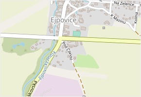 Pod Čilinou v obci Ejpovice - mapa ulice
