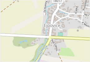 Pod Kovárnou v obci Ejpovice - mapa ulice