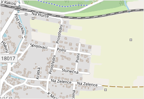 Polní v obci Ejpovice - mapa ulice